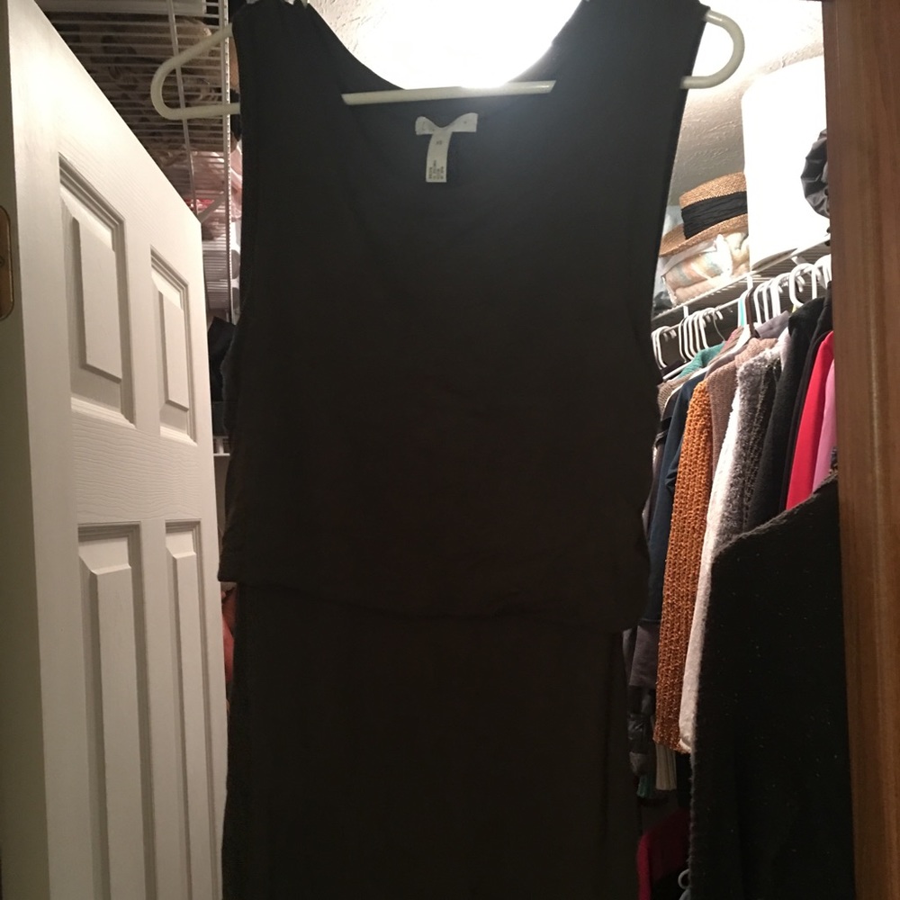 Green midi dress